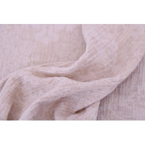 jacquard coton et lin - naturel