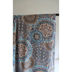 tissu crêpe fleurs - paisley