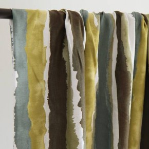 tissu viscose rayures - un chat sur un fil