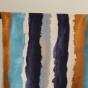 tissu viscose rayures - un chat sur un fil