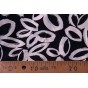 tissu crêpe de viscose - noir et blanc
