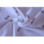 tissu double gaze imprimée - les tulipes