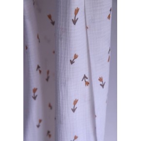 tissu imprimé en double gaze de coton