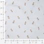 tissu imprimé fleurs - double gaze de coton
