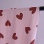 tissu motif cœurs - jersey