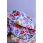 joli coton fleurs - un chat sur un fil