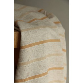 joli tissu rayé - beige