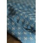 tissu broderie anglaise sur denim fin