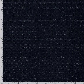 joli tweed marine lurex - un chat sur un fil