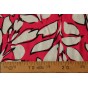 tissu viscose imprimée - rose