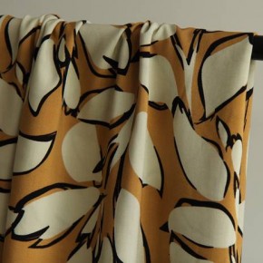 Tissu en bambou - feuillage