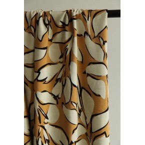 tissu fluide en bambou - beige