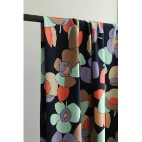 popeline viscose bambou - multicolore