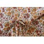 tissu coton imprimé fleurs - un chat sur un fil