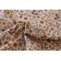 tissu coton imprimé fleurs - un chat sur un fil