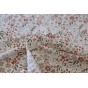 tissu coton imprimé fleurs - un chat sur un fil