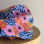 joli coton fleurs - un chat sur un fil