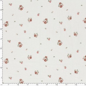 tissu double gaze - un chat sur un fil