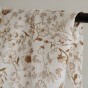 tissu double gaze - fleurs