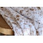 tissu imprimé fleurs - double gaze de coton