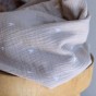 tissu double gaze - un chat sur un fil