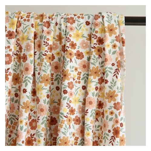 tissu motif les fleurs - un chat sur un fil tissu motif les fleurs - un chat sur un fil