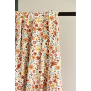 tissu jersey imprimé - un chat sur un fil