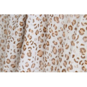tissu imprimé en double gaze de coton