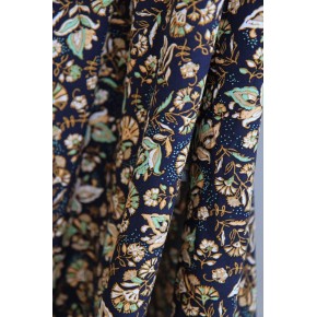 jolie viscose fleurs marine