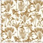tissu viscose fleurie - un chat sur un fil