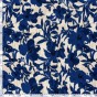 motif fleurs - satin de viscose