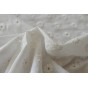 tissu en broderie anglaise - blanc