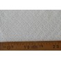tissu en coton brodé blanc - un chat sur un fil