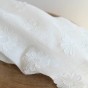 tissu broderie anglaise blanc cassé