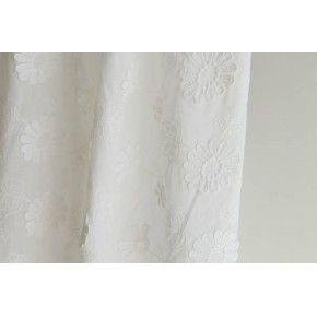 tissu en broderie anglaise - flower