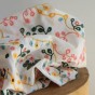 tissu broderie anglaise couleurs - un chat sur un fil