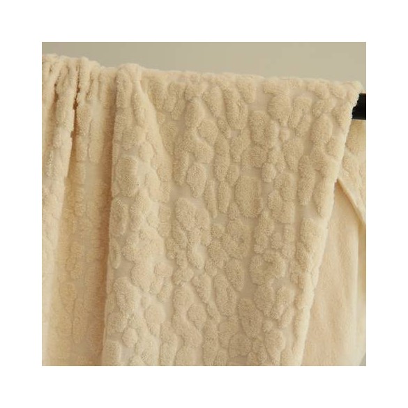 tissu éponge stretch - écru