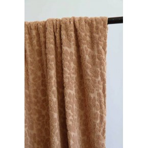 tissu éponge jersey motif léopard - un chat sur un fil