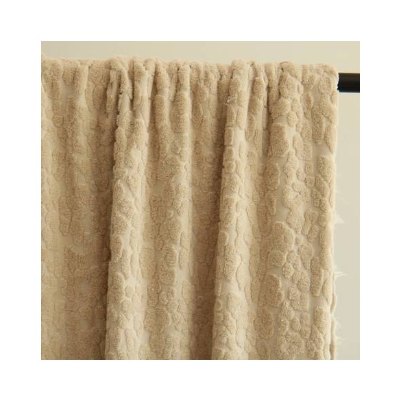 tissu éponge stretch - beige