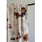 tissu imprimé fleurs - lin et viscose