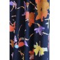 tissu imprimé fleurs - lin et viscose