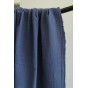 tissu double gaze - bleu