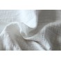tissu en double gaze de coton - un chat sur un fil