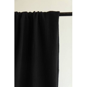 tissu double gaze lin et coton