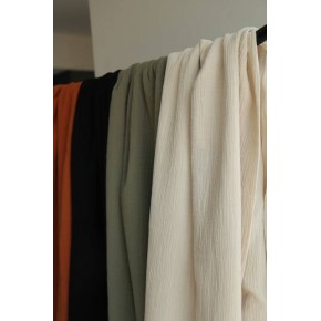 collection de tissus double gaze lin et coton - un chat sur un fil