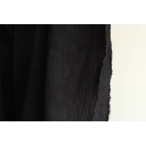 coton et lin - noir