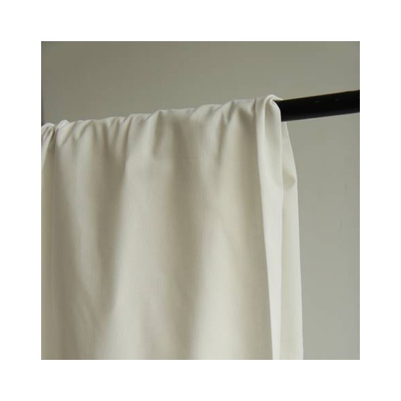 tissu Coton et lin - écru