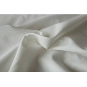 tissu en coton et lin écru - un chat sur un fil