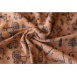 jersey éponge beige rosé - un chat sur un fil