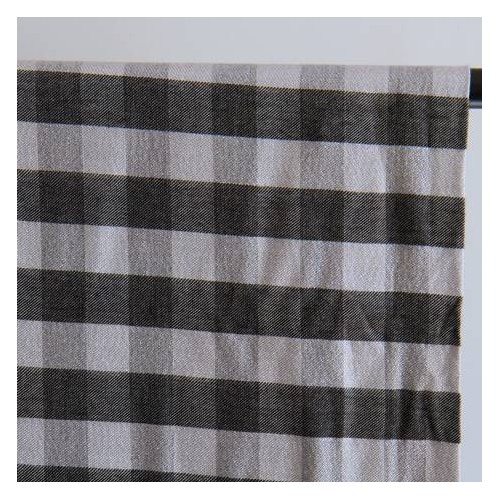 viscose à carreaux lurex - noir et gris argenté viscose à carreaux lurex - noir et gris argenté